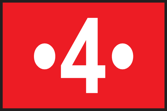 Wegzeichen/Zahlen mit Punkten/0052_white_dot4dot_bgred.png